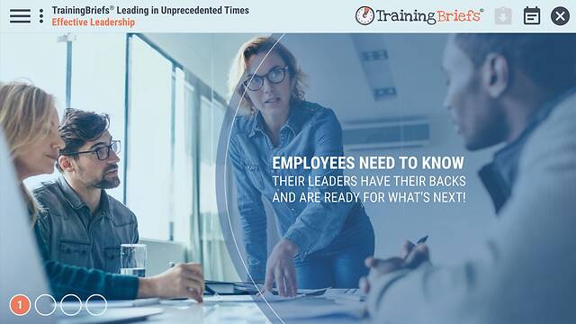 TrainingBriefs® Leading in Unprecedented Times