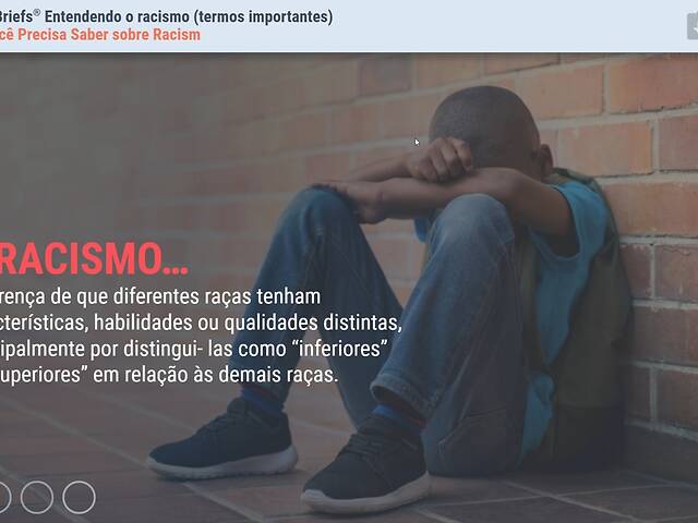 TrainingBriefs® Understanding Racism (Key Terms) (Portuguese-Brazilian)
