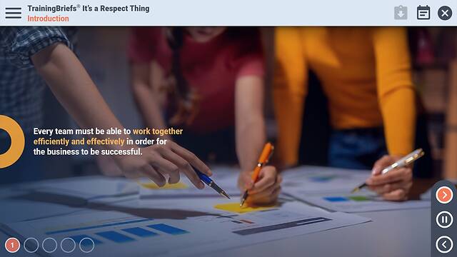 Training Briefs® It’s a Respect Thing
