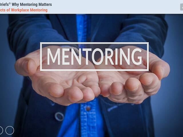 TrainingBriefs® Why Mentoring Matters (Portuguese-Brazilian)