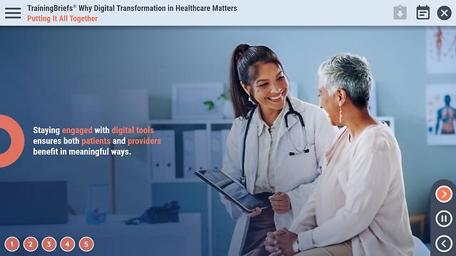 TrainingBriefs® Why Digital Transformation in Healthcare Matters