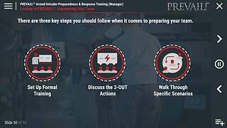 PREVAIL!® <mark>Armed Intruder</mark> Preparedness & Response Training (Manager - Premium)